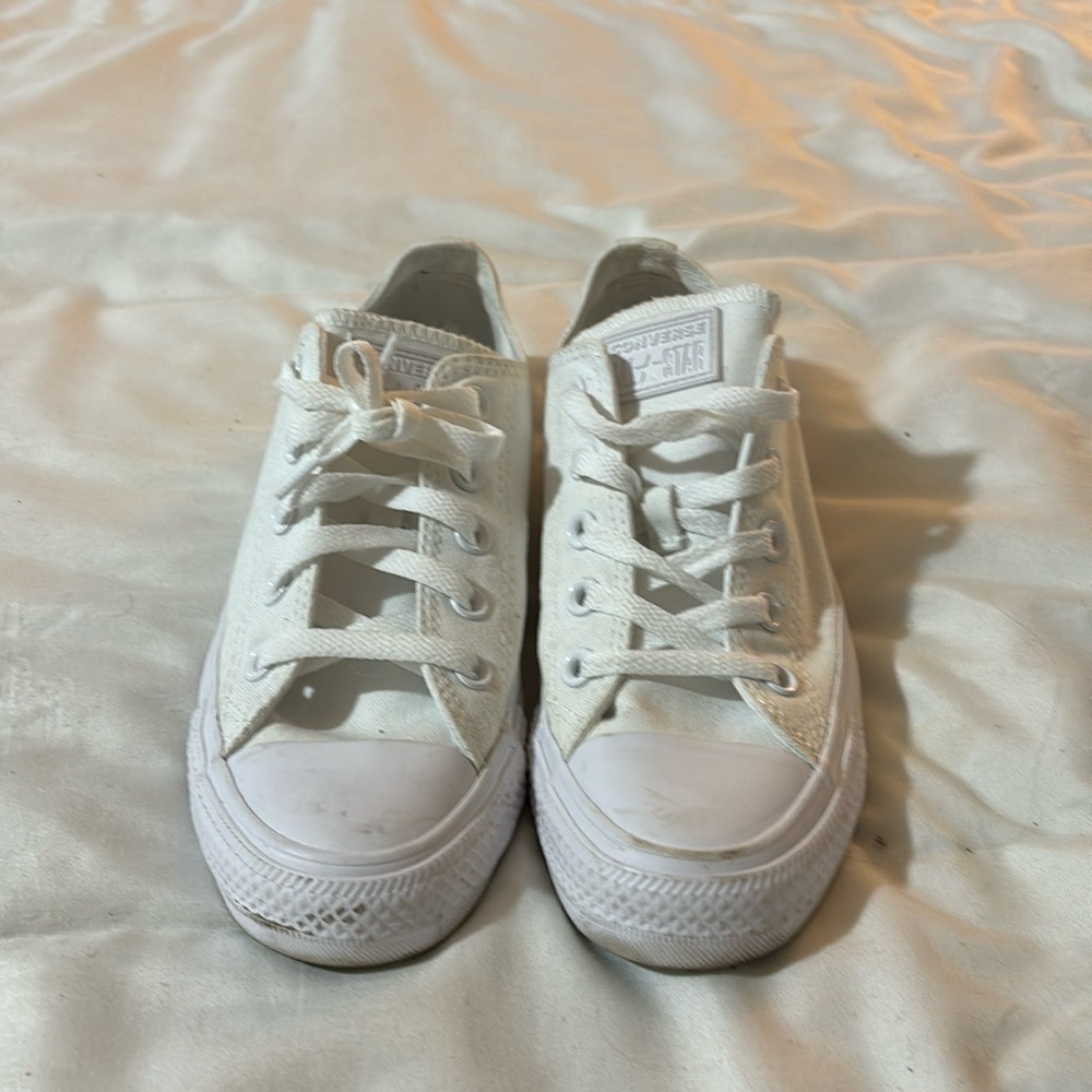 All white Converse